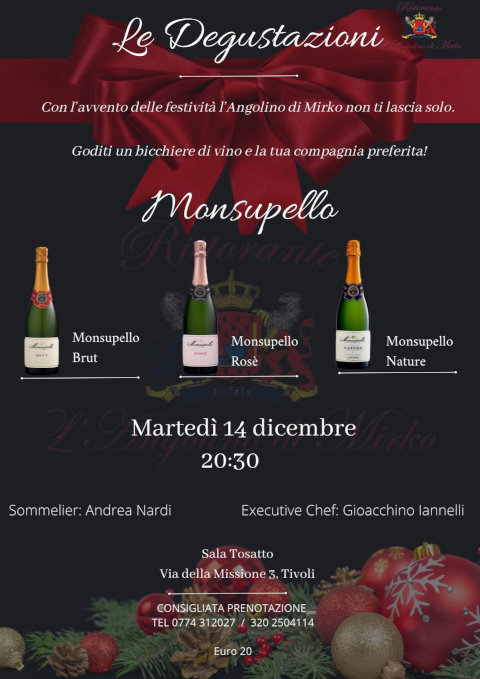 Le degustazioni. Monsupello